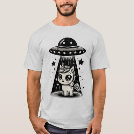 UFOユニコーン - かわいい宇宙人の遭遇 Tシャツ