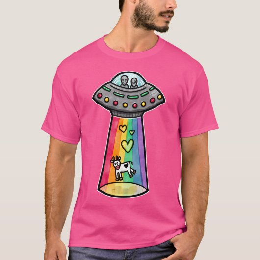 Ufoレインボー Tシャツ (正面)