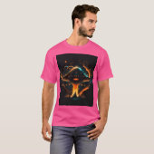 Ufoレトロ誘拐都市エイリアンSF宇宙シャツ Tシャツ (正面フル)