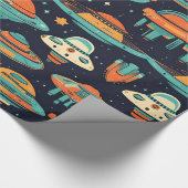 UFOヴィンテージ ラッピングペーパー (角)