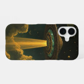 UFO作連絡 iPhone 16ケース (裏面横)