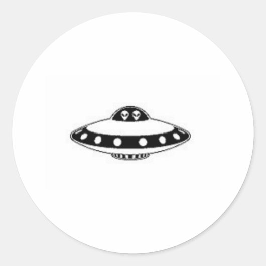 UFO侵入! ラウンドシール (正面)