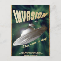 UFO侵略 – ヴィンテージ映画ポスター