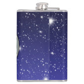 UFO内飛んでいるの地球外生物 フラスク (裏面)