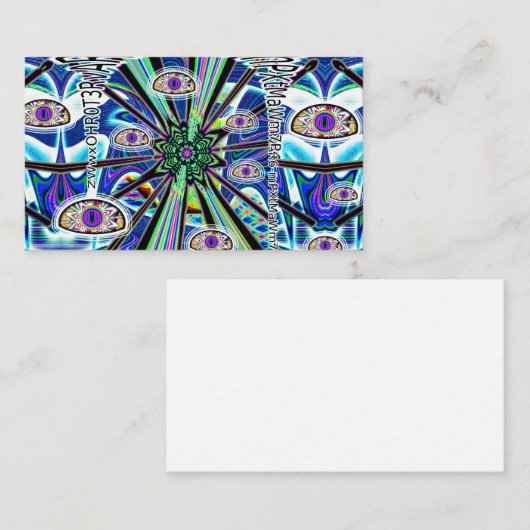 UFO到着(必要な単語をもし追加できる) 名刺 (正面/裏面)