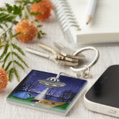 UFO地球外誘引エイリアン キーホルダー (正面右)