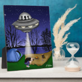 UFO地球外誘引エイリアン フォトプラーク (側面)