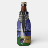 UFO地球外誘引エイリアン ボトルクーラー (ボトル裏面)