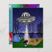 UFO地球外誘引エイリアン ポストカード (正面/裏面)