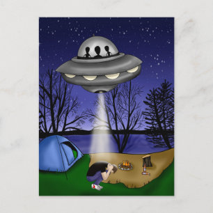 UFO地球外誘引エイリアン ポストカード