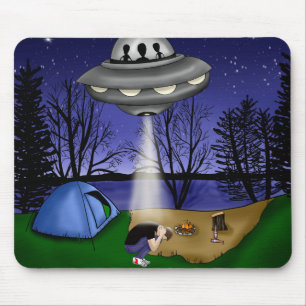 UFO地球外誘引エイリアン マウスパッド