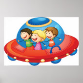 UFO宇宙船宇宙アドベンチャーの子供たち ポスター (正面)