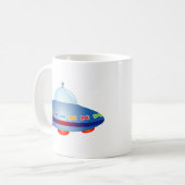 UFO宇宙船 コーヒーマグカップ (正面左)