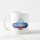 UFO宇宙船 コーヒーマグカップ (左)