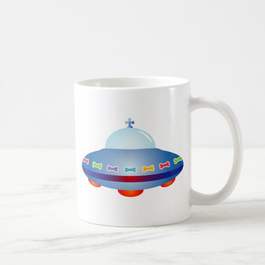 UFO宇宙船 コーヒーマグカップ (右)