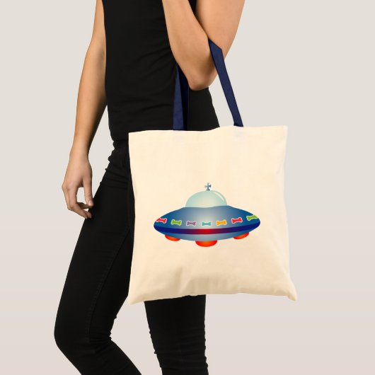 UFO宇宙船 トートバッグ (正面(商品))