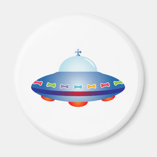 UFO宇宙船 マグネット (正面)