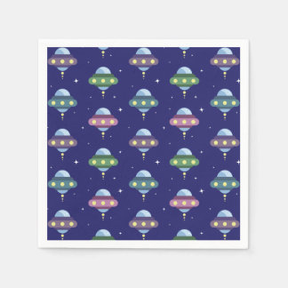 UFO宇宙誕生日パーティー スタンダードカクテルナプキン