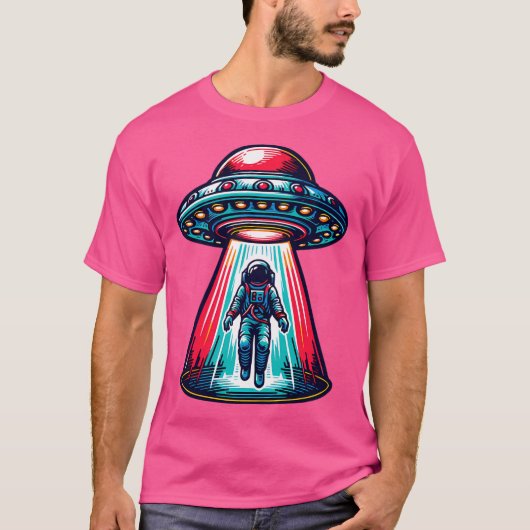 Ufo宇宙飛行士の拉致 Tシャツ (正面)