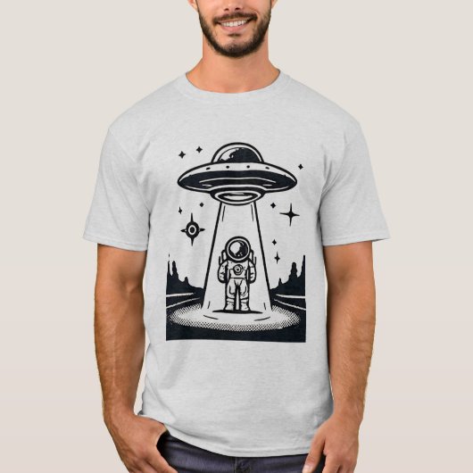 UFO宇宙飛行士 - エイリアンとの遭遇 Tシャツ (正面)