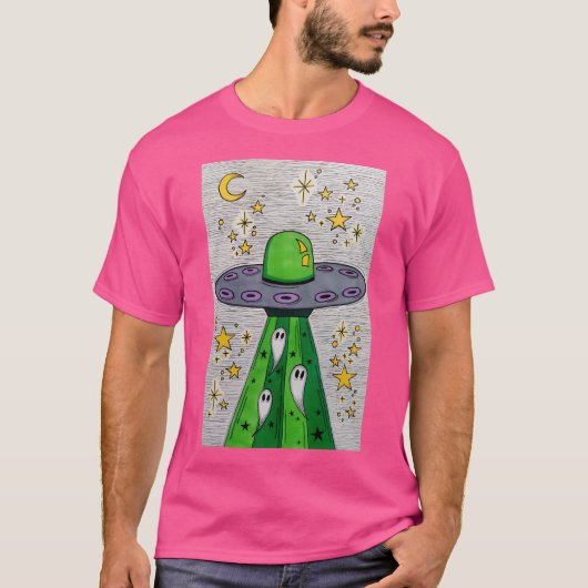 Ufo幽霊 Tシャツ (正面)