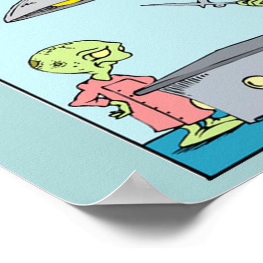 ufo拉致ジョーク ポスター (角)