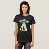 Ufo拉致パンダアジア動物 Tシャツ (正面フル)
