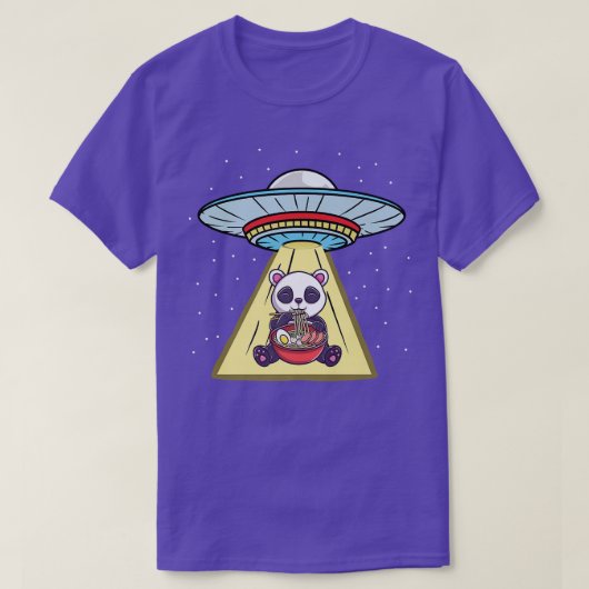 Ufo拉致パンダラーメン2946 Tシャツ (デザイン正面)
