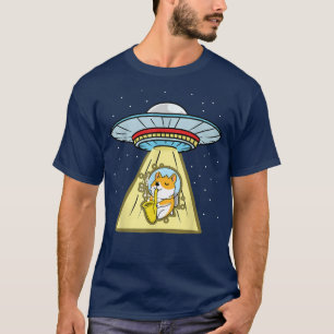 Ufo拉致宇宙飛行士サクソフォンTシャツ Tシャツ