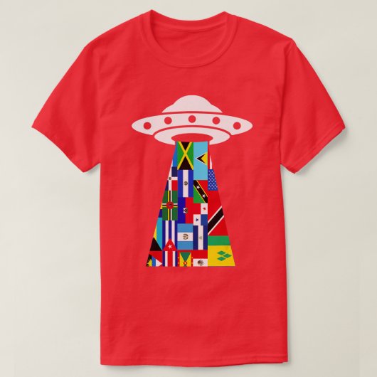 Ufo拉致hispanic伝統月中南米 Tシャツ (デザイン正面)