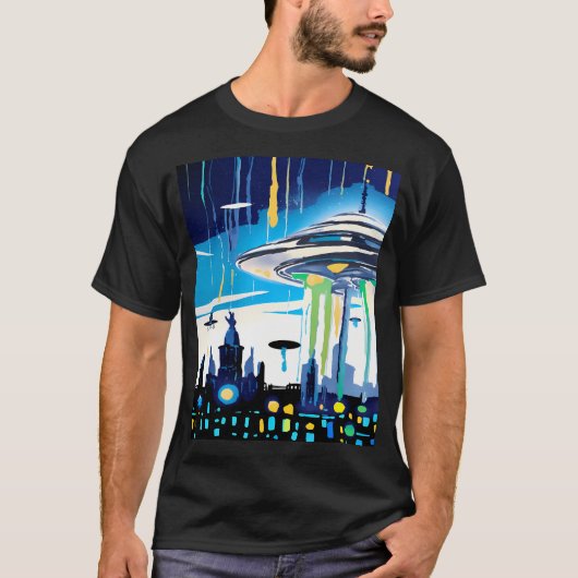 Ufo攻撃 Tシャツ (正面)