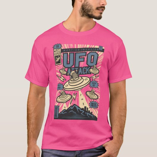 Ufo攻撃 Tシャツ (正面)