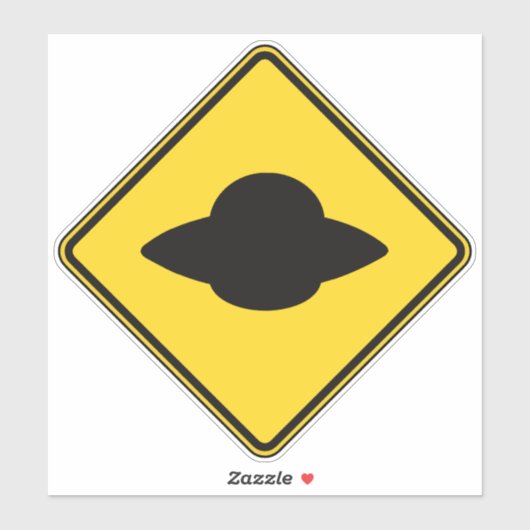 UFO横断 シール (シート)