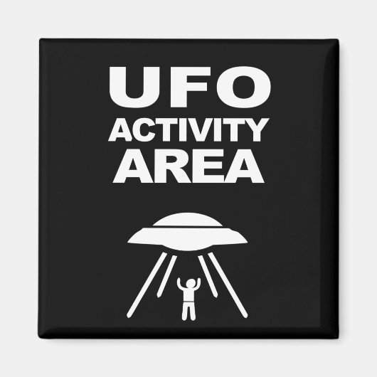 UFO活動領域、オタク系のデザイン マグネット (正面)