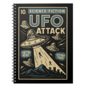 UFO漫画ブックスタイル ノートブック (正面)