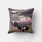 UFO牛の誘拐 クッション (裏面)