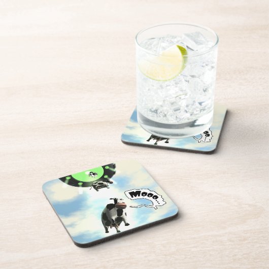 UFO牛の誘拐 コースター (右側)