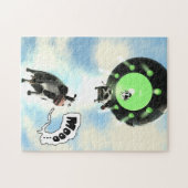 UFO牛の誘拐 ジグソーパズル (横)