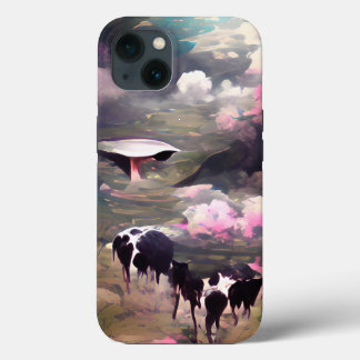 UFO牛の誘拐 iPhone 13ケース
