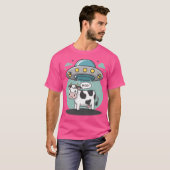 Ufo牛の誘拐 Tシャツ (正面フル)
