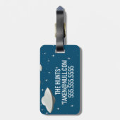 UFO牛を連れて行く ラゲッジタグ (裏面縦)