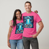 Ufo猫侵入 Tシャツ (ユニセックス)