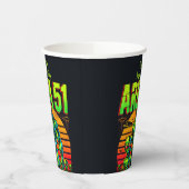 UFO白熱［赤熱］光を放つが領域51を越えて現れる 紙コップ (左)