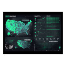 UFO目撃インフォグラフィック28インチx 20インチポスター（マット）
