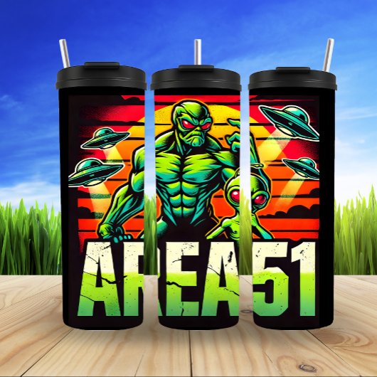 UFO着陸エリア51 タンブラー