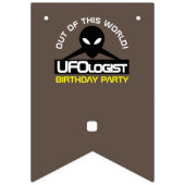 UFO研究者パーティー、誕生日 バンティングフラッグ (第1の旗)