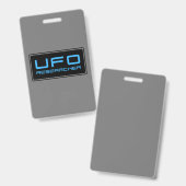 UFO研究者超常現象研究者エイリアン バッジ (正面＆裏面)