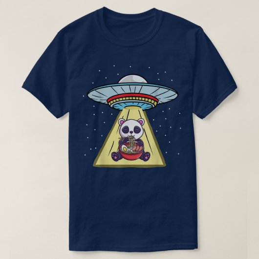 UFO誘引パンダラーメン Tシャツ (デザイン正面)