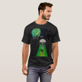 UFO誘拐ペイントデザイン Tシャツ (正面フル)