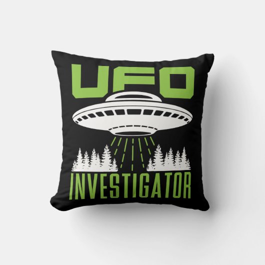 UFO調査員Ufologist クッション (正面)